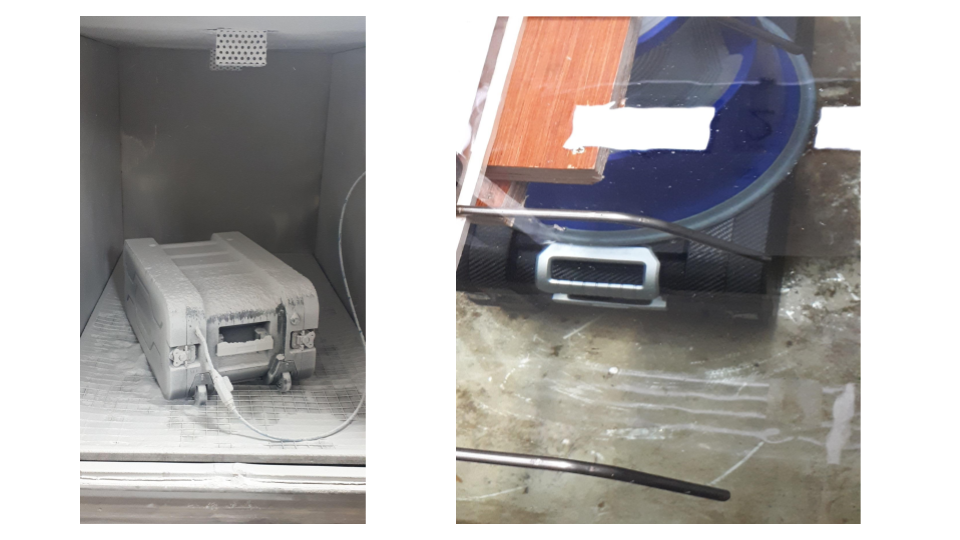Voyager transit case lab testing